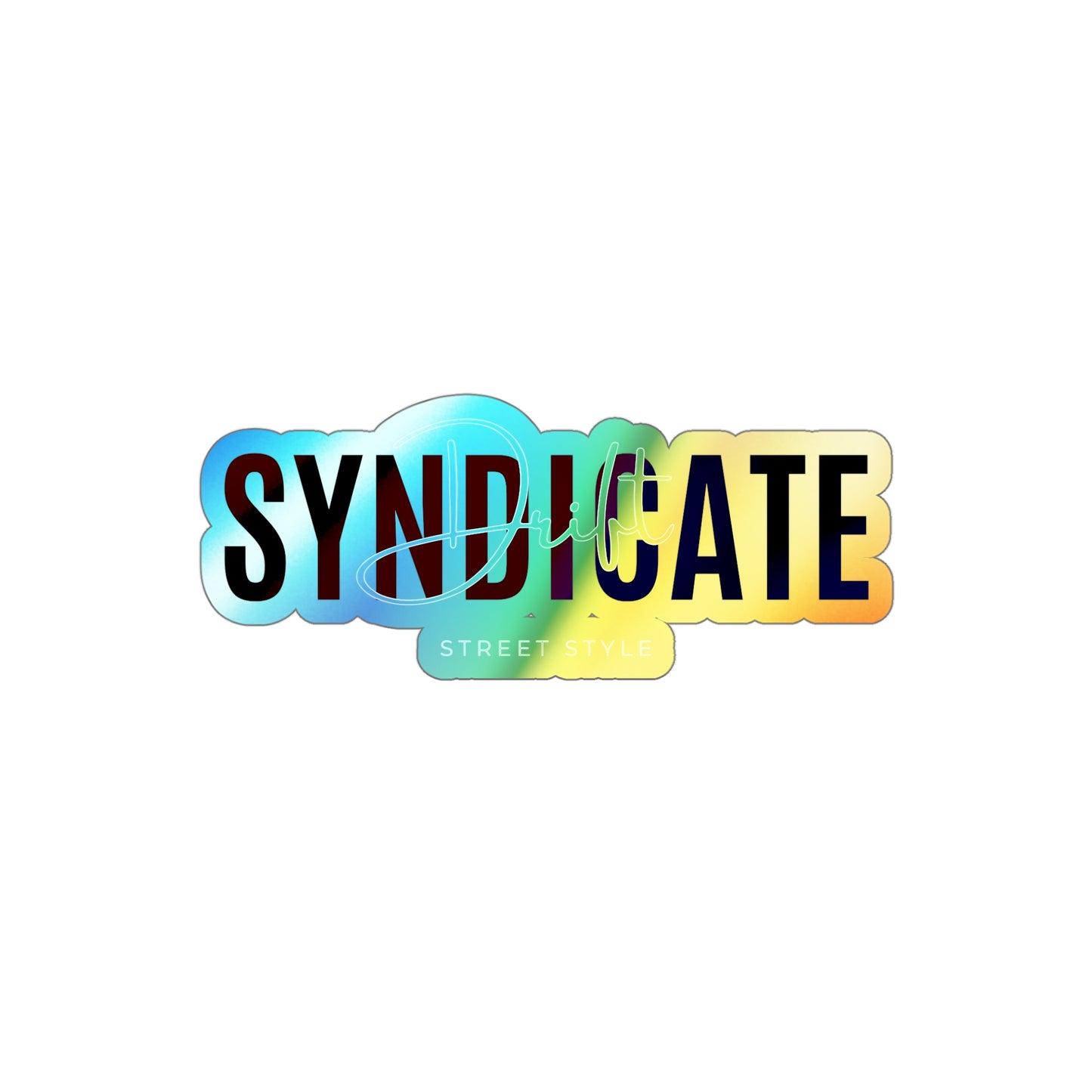 Holographic Die-Cut Stickers - DRIFT SYNDICATE