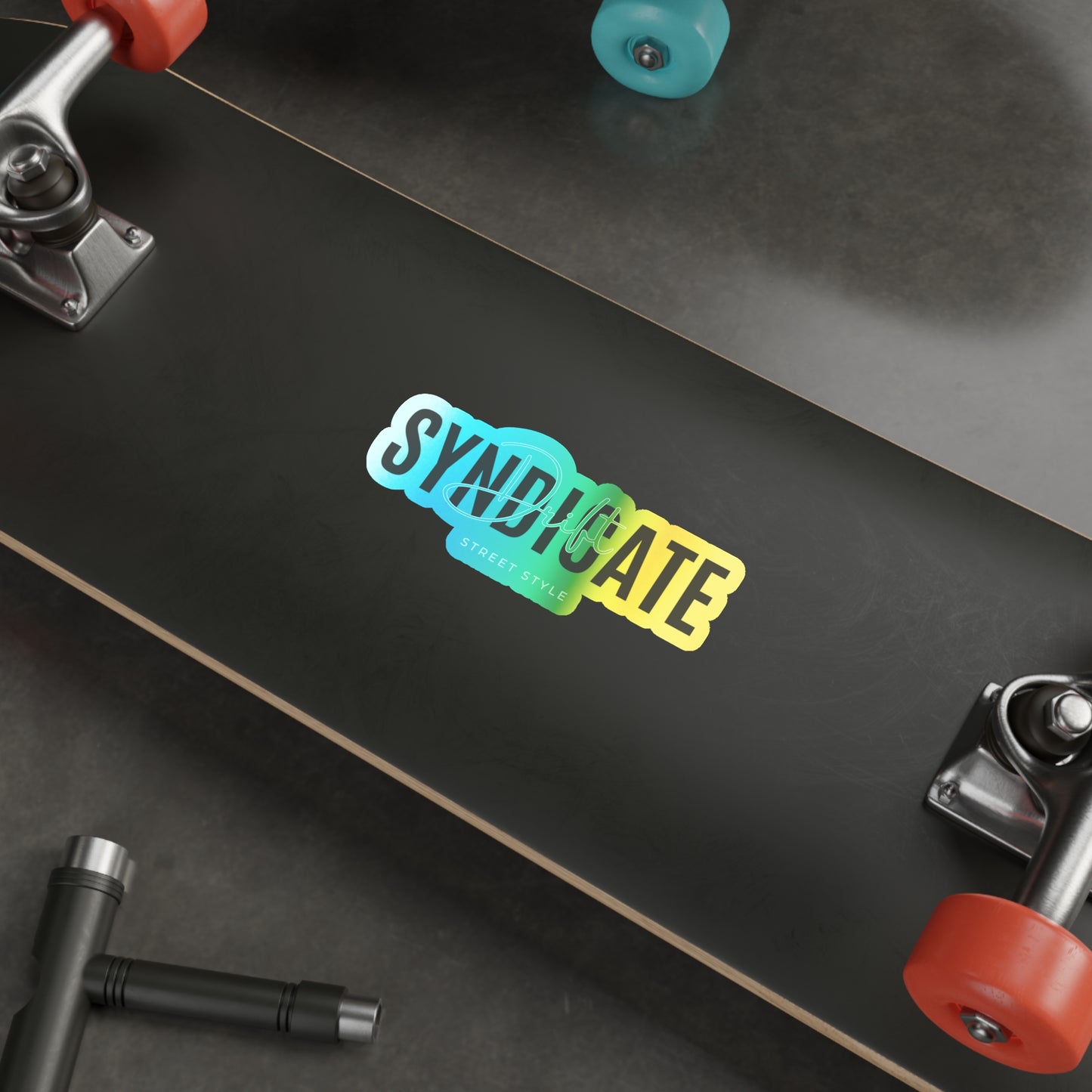 Holographic Die-Cut Stickers - DRIFT SYNDICATE