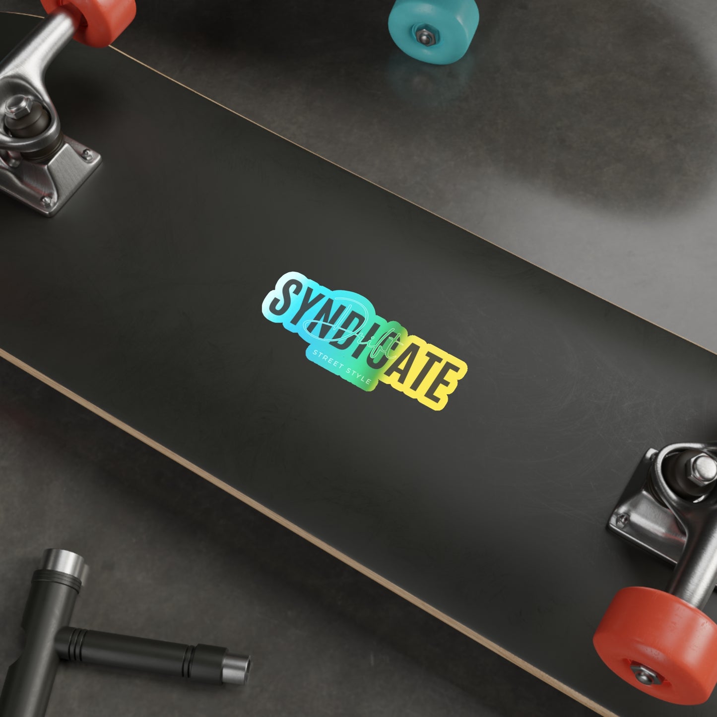 Holographic Die-Cut Stickers - DRIFT SYNDICATE